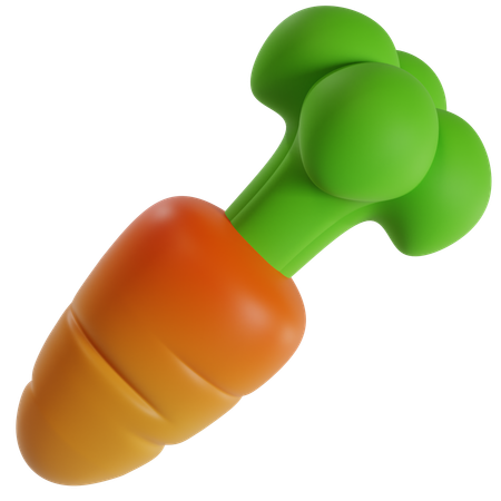 Carrot Garden  3D Icon