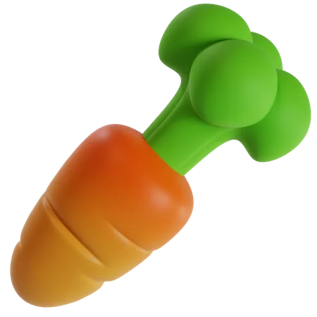 Carrot Garden  3D Icon