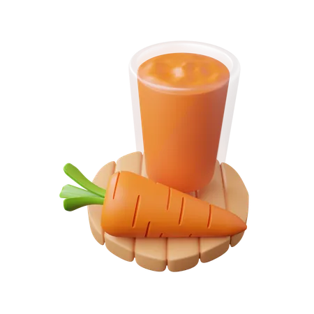 Carrot juice  3D Icon