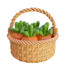 carrot woven basket