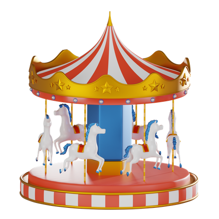 Carrousel  3D Icon