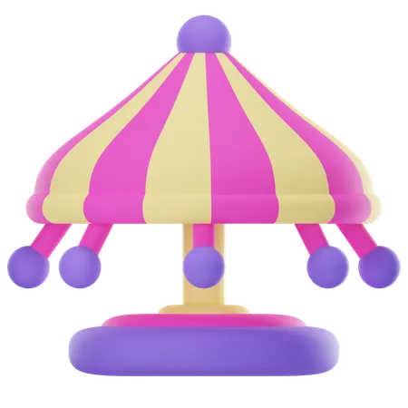 Carnaval de carrousel  3D Icon