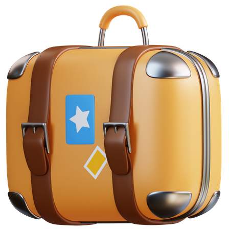 Carry On Suitcase  3D Icon
