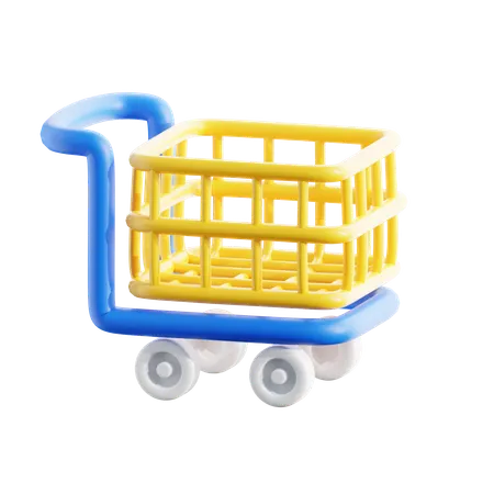 Cart 3 D Icon Which Can Be Used For Various Purposes Such As Websites Mobile Apps Presentation And Others 3D Icon
