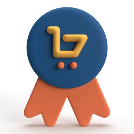 Cart Badge  3D Icon