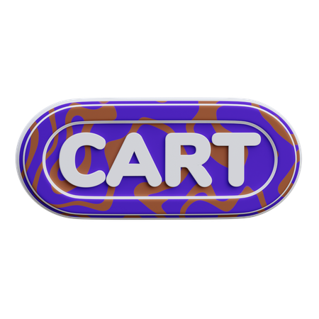 Cart Button  3D Icon