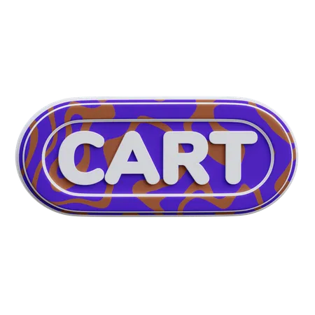 Cart Button  3D Icon