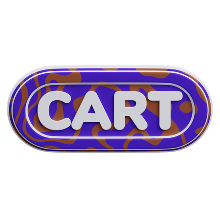 Cart Button  3D Icon