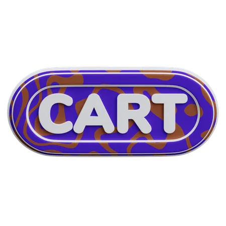 Cart Button  3D Icon