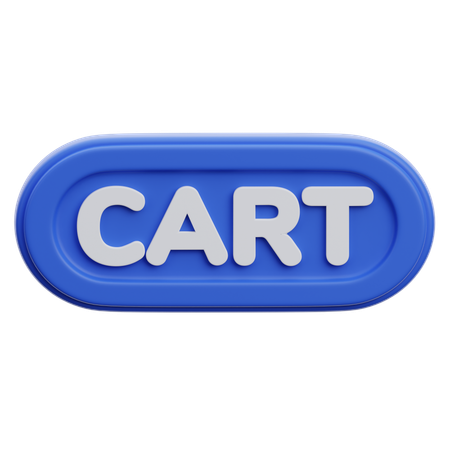 Cart Button  3D Icon