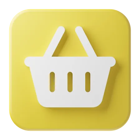 Cart Button  3D Icon