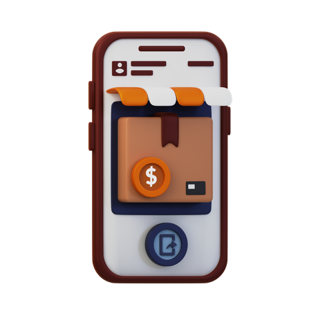Cart checkout  3D Icon