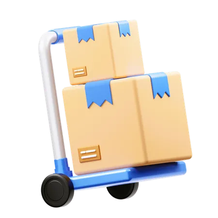 Cart delivery  3D Icon