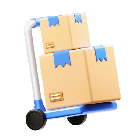 Cart delivery  3D Icon