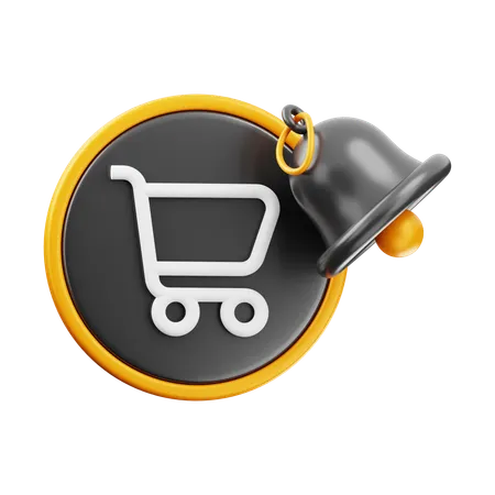 Cart Notification  3D Icon