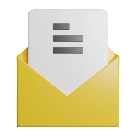 Carta  3D Icon