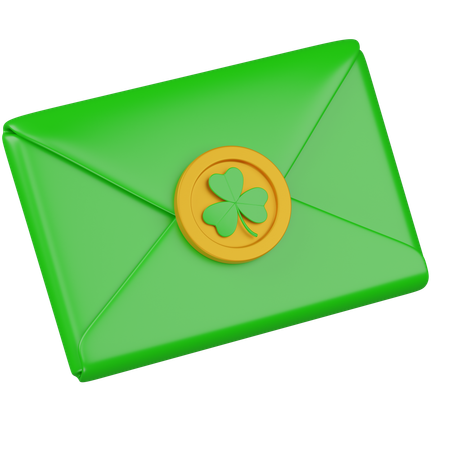 Carta de san patricio  3D Icon