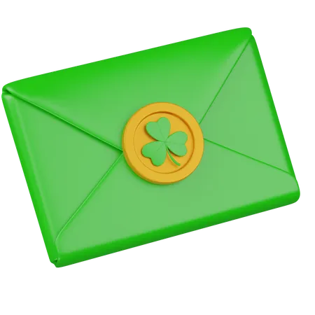 Carta de san patricio  3D Icon