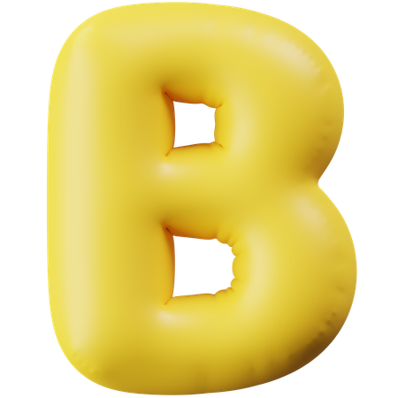 Letra B  3D Icon