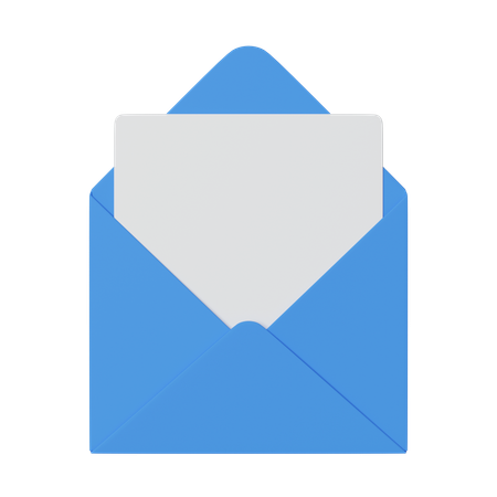 Carta de negocio  3D Icon
