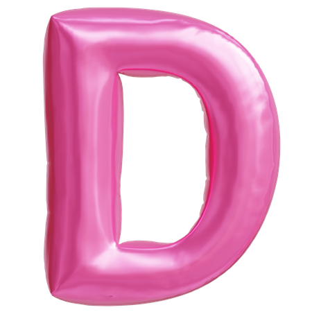 Letra d  3D Icon