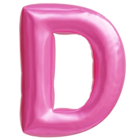 Letra d  3D Icon