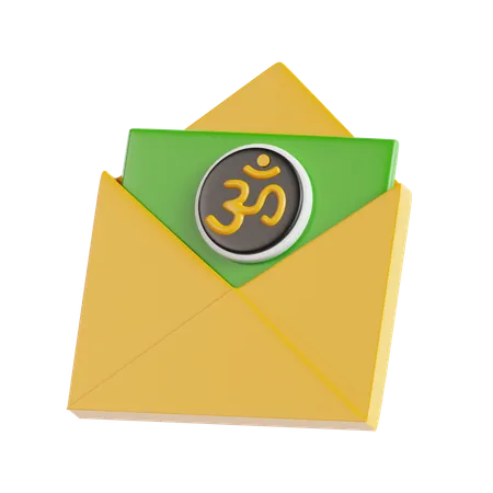 Carta de diwali  3D Icon