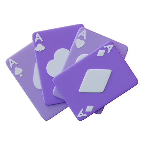 Tarjeta de póquer  3D Icon