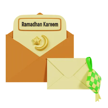 Carta de ramadán  3D Icon