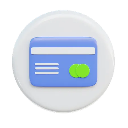 Carta di credito  3D Icon