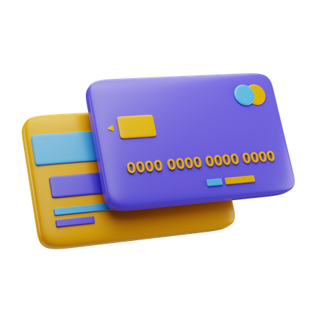 Carta di credito  3D Icon