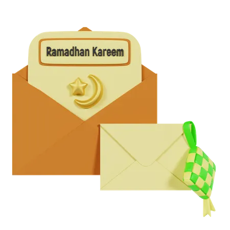 Carta do Ramadã  3D Icon