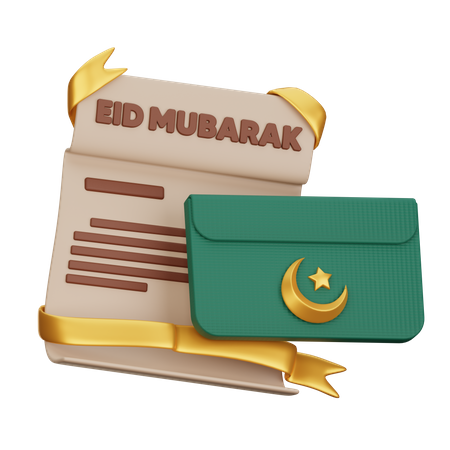 Carta do Ramadã  3D Icon