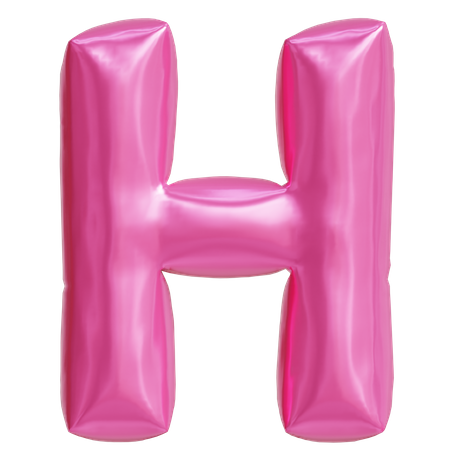 Letra h  3D Icon