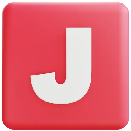 Letra j  3D Icon