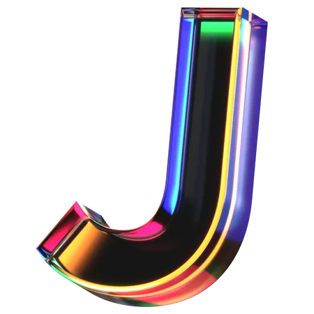 Letra j  3D Icon