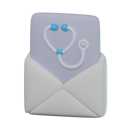 Carta médica  3D Icon