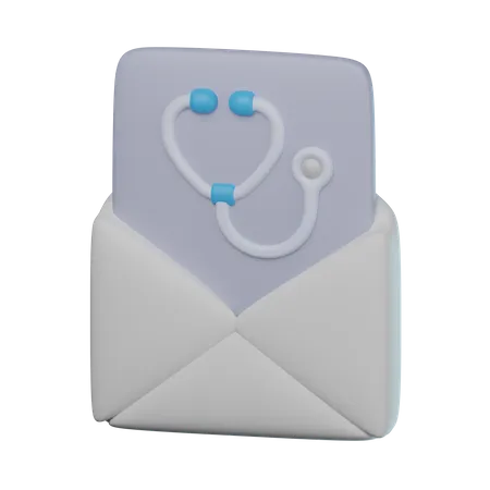 Carta médica  3D Icon