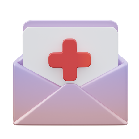 Carta medica  3D Icon