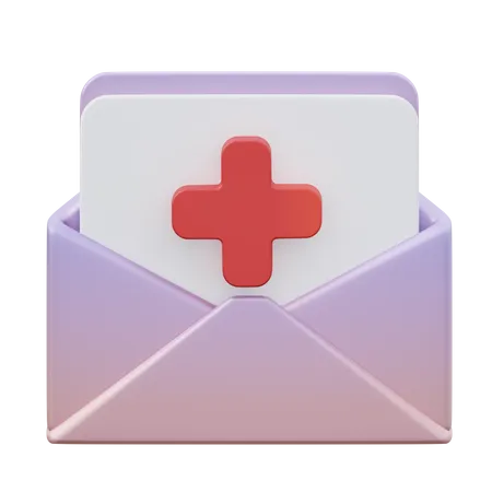 Carta medica  3D Icon