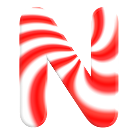 Letra n  3D Icon
