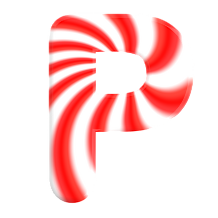 Letra p  3D Icon