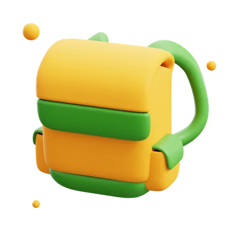 Cartable  3D Icon