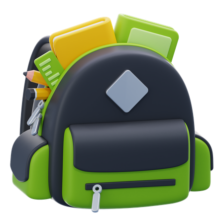 Cartable  3D Icon