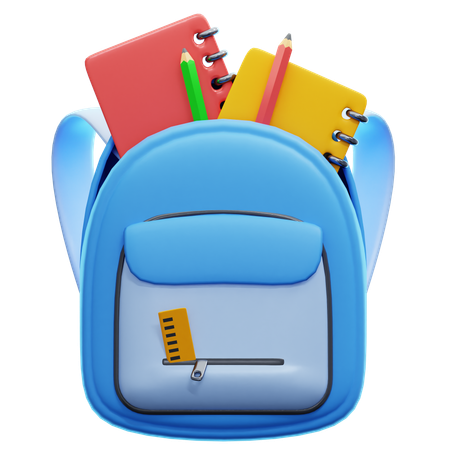 Cartable  3D Icon