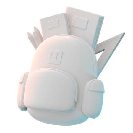 Cartable  3D Icon