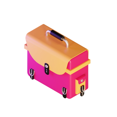 Cartable  3D Illustration