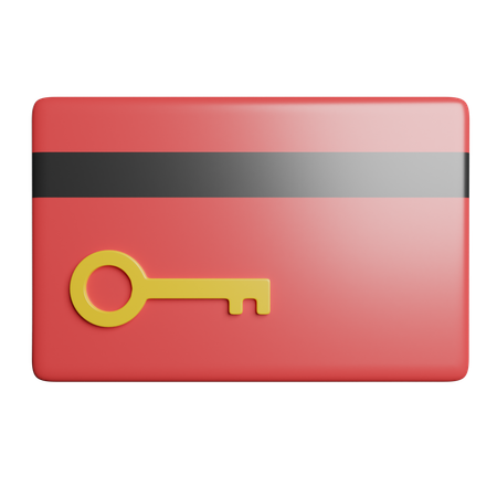 Cartão-chave  Ícone 3D