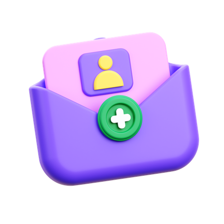 Convite  3D Icon