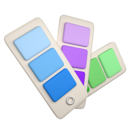 Cartela de cores pantone  3D Icon